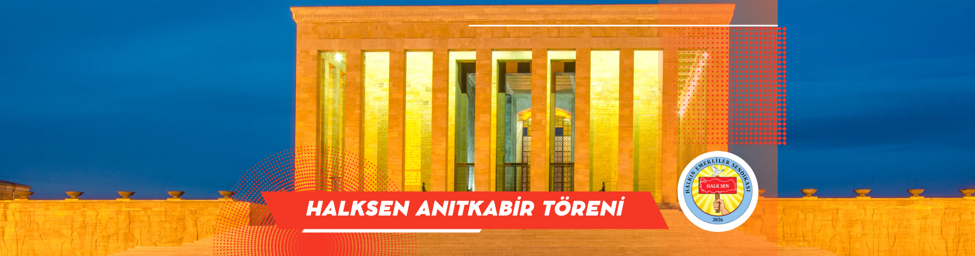 HALKSEN ANITKABİR ÇELENK KOYMA PROGRAMI